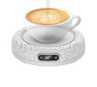 Calentador De Tazas De Café - 60W Calentamiento Eléctrico de Alimentos para Taza de Vela - Calentador para Bebidas,para Uso en Cocina Bar Mesa Comedor Regalo de Casa Té Leche y Bebidas