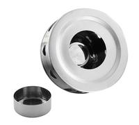 Calentador de té - Calentador de Velas de Acero Inoxidable de 15 cm, Estufa Ligera para Accesorios de té, Soporte de calefacción de fácil de Limpiar, Calentador de Velas portátil para Camping