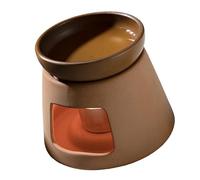 Calentador de té de cerámica, difusor de aceite esencial, soporte calentador de tetera para relajación y tranquilidad, calentador de tés