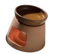 Calentador de té de cerámica, difusor de aceite esencial, soporte calentador de tetera para relajación y tranquilidad, calentador de tés