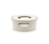 Calentador de té de Porcelana (14 cm de diámetro), Color Blanco