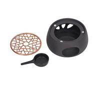 Calentador de Tetera con Calentador de Velas de cerámica | Mantenga el té/café/Leche Caliente Durante Horas | Elegante Base más cálida para Uso en el hogar, Incluye (A Pad)