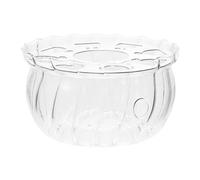 Calentador de Tetera de Vidrio y Hierro Base Elegante, para Té | Superficie Lisa y Diseño Transparente, Base Estable Flujo de Aire, para Oficina y Cocina