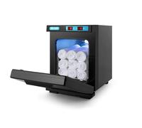 Calentador de toallas, 10/23L UV toalla desinfectante, toalla caliente esterilizador gabinete, 360° toallas de calefacción, 176°F calentador profesional para belleza, salón, spa (negro)