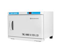 Calentador de toallas con esterilizador uv-c 16l blanco