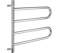 Calentador De Toallas De Acero Inoxidable 304 - Toallero Eléctrico Giratorio De 180°, Radiador De Baño Mural De Bajo Consumo para Un Confort De Lujo.