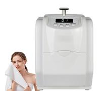 Calentador de toallas faciales, calentadores automáticos de toallas desechables con función de calor y frío, calentamiento de 5 segundos, temperatura constante de 55 °C, diseño portátil