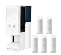 Calentador De Toallas Portátil, Superficie Resistente Al Agua, Vaporizador De Toallas, Funcionamiento Silencioso, Tanque De Agua Visible De 500 Ml, Temperatura Constante De 55°C(Machine+100Towels)