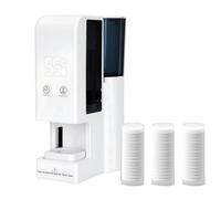 Calentador De Toallas Portátil, Superficie Resistente Al Agua, Vaporizador De Toallas, Funcionamiento Silencioso, Tanque De Agua Visible De 500 Ml, Temperatura Constante De 55°C(Machine+60Towels)