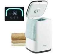 Calentador de toallas SucceBuy, cubo calentador de toallas de 20L/25L/35L con cierre automático para niños, pantalla LED para baño, Spa, albornoz, manta 20L