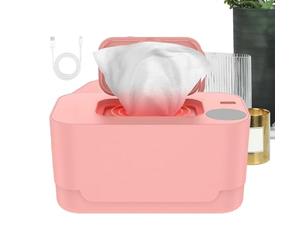 Calentador de toallitas: dispensador portátil de toallitas húmedas para uso doméstico, estuche para calentador de pañales con calefacción uniforme, accesorio que ahorra espacio para sala de estar, cua