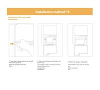 Calentador de toallitas húmedas de pared con pantalla LED