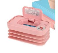 Calentador de toallitas húmedas para bebés, calentadores de pañales plegables y dispensador con carga USB, suministros portátiles para bebés para viajes, camping, coche, viajes