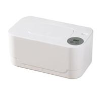 Calentador de toallitas para bebés con dispensador de toallitas ligero y de gran capacidad, calentador de pañales de calentamiento rápido y uniforme para evitar que se seque (blanco)