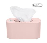 Calentador de toallitas, soporte USB para toallitas, dispensador portátil para bebé, caja de aislamiento de pañales, dispensador de pañuelos de viaje de gran capacidad con control inteligente de