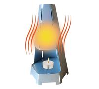 Calentador De Velas Tea Light De Metal - Calentador De Velas A Prueba De Viento - Portátil para Interiores y Exteriores | para Mesa Chimenea Terraza Dormitorio Acampada