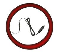 Calentador de volante, 12 V, inalámbrico, antideslizante, de piel sintética, protector de volante cálido para vehículo, para conductores, hombres y mujeres, invierno, clima frío, viajes por carretera