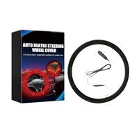 Calentador De Volante De Coche - De Volante Con Calefacción Antideslizante, Protector De Volant Para Calentar Manos Para Vehículos De 12 V, De Algodón Suave Con Calentamiento Rápido | Cal