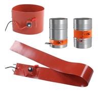 Calentador del tambor del aceite Calentador de aceite silicona for bidones con termostato for 20 a 200 litros(Digital Display,30L 900 * 250mm 1200W)