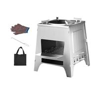Calentador desmontable resistente al - Horno portátil - para exteriores, senderismo, cocina, viajes, campo, picnic, mochilero y pesca