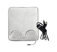 Calentador eléctrico, almohadilla térmica portátil para relajación muscular, calor rápido con apagado automático de seguridad, abdomen de pierna de pie para mujeres, hombres y niños, tela de felpa