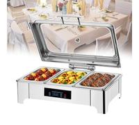 Calentador Eléctrico De 13,5 L - 1/2/3 Rejillas, Calentadores Para Buffet Para Una Variedad De Platos, Bandeja Calentadora De Gran Capacidad, Diseño Extraíble Para Facilitar La Limpieza Y El Mantenim