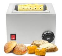 Calentador eléctrico de mantequilla con temperatura ajustable para una distribución uniforme, rodillo de acero inoxidable para uso en interiores y exteriores