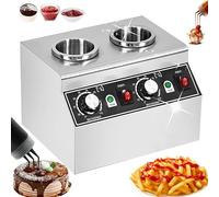 Calentador Eléctrico De Salsas Y Condimentos, Con Control Preciso Temperatura (30-85°C), Excelente Para Restaurantes, Mantiene Calientes El Queso, El Chocolate, El Kétchup Y La Mantequilla(2cans)