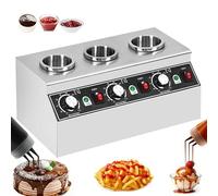 Calentador Eléctrico De Salsas Y Condimentos, Con Control Preciso Temperatura (30-85°C), Excelente Para Restaurantes, Mantiene Calientes El Queso, El Chocolate, El Kétchup Y La Mantequilla(3cans)