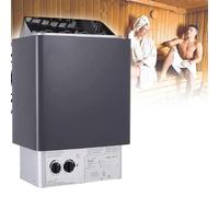 Calentador eléctrico de sauna de 8 kW con controlador integrado, estufa de spa de acero inoxidable para desintoxicación corporal, ideal para baño seco y de vapor, 220 V