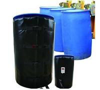 Calentador Eléctrico De Tambor 2000W Para Barriles 200L/55 Galones, Chaqueta Calefactora Ajustable 0-120°C Con Cubierta De Tela Oxford & Tapa Superior, Calentador Industrial Para Aceite, IBC & Black
