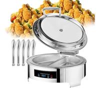 Calentador Eléctrico Para Mantener La Comida Caliente, Calentadores De Alimentos Para Buffet Con Pantalla Táctil Digital, Bandeja Calentadora De 6 Litros De Capacidad Para Una Variedad De Platos, Con