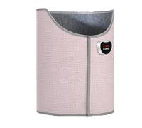 Calentador Eléctrico Plegable For Pies Y Piernas, De Tela No Tejida, Con 8 Niveles De Temperatura Y 4 Temporizadores, Ideal For Colocar Debajo Del Escritorio(Pink)