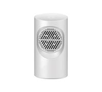 Calentador Eléctrico Portátil For Habitación, Mini Ventilador De Calefacción, Máquina Calentadora PTC For El Hogar, Invierno, Coche, Dormitorio, Oficina, Radiador Viaje Energía Silenciosa(White)