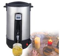 Calentador eléctrico profesional de cera de acero inoxidable para fabricación de velas, ideal para salones de belleza y uso doméstico, capacidad de 8 a 35 litros