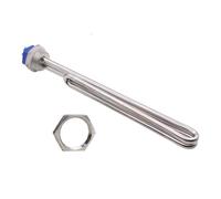 Calentador Eléctrico Tubular De Inmersión Plegable De 240 V, 1" BSP, Compatible Con DERNORD, 2,5 KW, SUS304, Elemento Calefactor De Rosca For Agua.(WHITE,240V_3.5KW 285MM)
