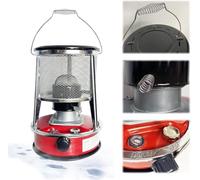 Calentador Estufa de queroseno portátil Quemador de camping grande Calentador de espacio silencioso for calentadores de aceite de camping en interiores 4.6L Rojo