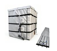 Calentador IBC 1000L, Manta Térmica con Controlador Digital | Calentador Industrial para Bidones, Manta Eléctrica para Contenedores IBC 200L/1000L(1000L)
