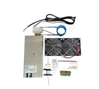 Calentador Inducción, ZVS Induction Heater 2500W Induction Heating PCB Board Heating Machine+Heating Coil+70mL Rucible+Pump+Power Supply