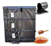 Calentador industrial de barril con controlador de temperatura, manta de calefacción ajustable para tambores de 55/275 galones, tanques de gas y contenedores de almacenamiento