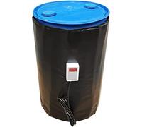 Calentador Industrial para Bidones 200L - Banda Calefactora De Silicona con Termostato 0-150℃ Y Aislamiento 15mm, para Calentamiento/Conservación De Bidones Metálicos