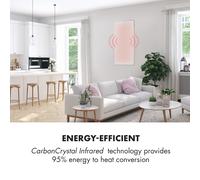 Calentador infrarrojo Wonderwall 72 60x120cm 720W Temporizador semanal IP24 Klarstein