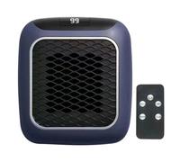 Calentador Luxiheat, Calefactor portátil Luxiheat, Calefactor Luxiheat, Calefactor enchufable Luxiheat, Calefactor eléctrico Luxiheat, Calefactor cerámico con control remoto (BLUE)