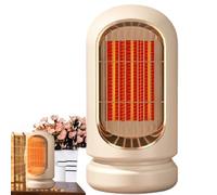 Calentador Mini,Calentador Portátil Seguro Protección Sobrecalentamiento Y Volcado - Eléctrico,Para Escritorio Mesilla Dormitorio Hogar Invierno