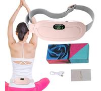 Calentador para calambres menstruales - Cinturón calefactor con masaje vibratorio y pantalla digital de 72,83 x 33,46 x 9,84 pulgadas | Cinturón calefactor ajustable para envolver el vientre con 4