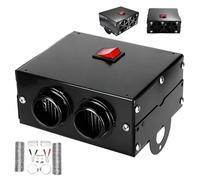 Calentador para coche - Calentador desempañante de calentamiento rápido Plug-in, descongelante parabrisas - para invierno, interior, exterior, garaje, camping, oficina, RV, camión o patio