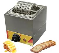 Calentador para derretir mantequilla con rueda esparcida, 360° uniformemente extendido, ajustable 30-80 °C, pequeña máquina de fusión para pan de maíz, filetes, sándwich