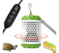 Calentador Para Pájaros - 12,5 X 8,5 X 8,5 Cm Calentador Para Pájaros, Bombilla Accesorios Para Mascotas, Lámpara Calefactora Con Pantalla Anti-quemaduras, Para Reptiles Serpientes Lagartos Ranas Loro
