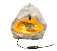 Calentador para pájaros, cama en forma de caverna | Cama calefactora para pájaros para invierno | para inseparable Conure Canario Conejo Conejo conejito Chinchilla Periquito Calopsitte