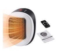 Calentador Pequeño Para Escritorio,Calentador Eléctrico Cerámico De Rápido Calentamiento Con Ventilador,Calefactor Personal Compacto Para Dormitorio Coche - Para Lugar de Trabajo Dormitorio Acampada C